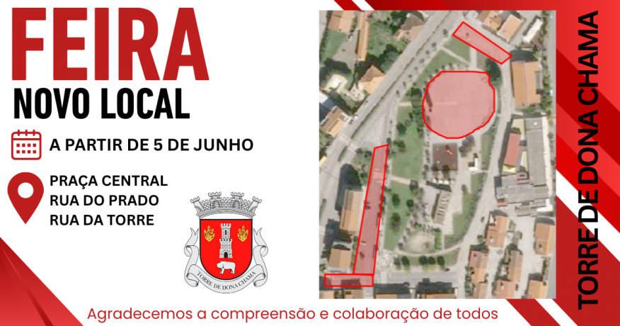 Altera&ccedil;&atilde;o Local da Feira